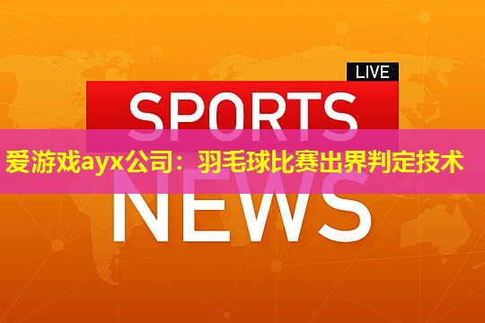 羽毛球比赛出界判定技术 羽毛球比赛出界判定技术