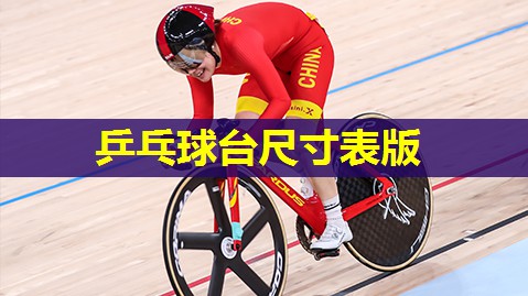 乒乓球台尺寸表版 乒乓球台尺寸表版