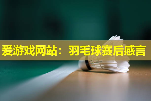 羽毛球赛后感言 羽毛球赛后感言