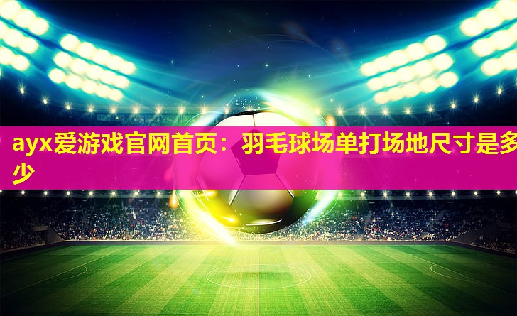 羽毛球场单打场地尺寸是多少 羽毛球场单打场地尺寸是多少